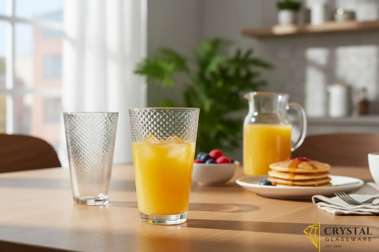 Deli glassware Classic Transparent Drinking Glass - Set of 6